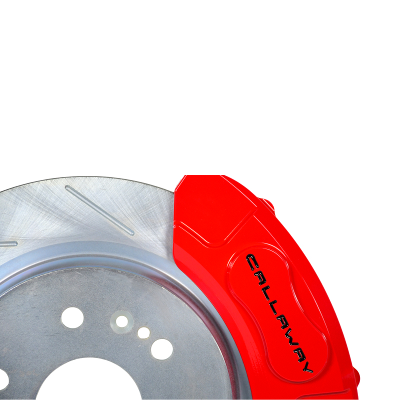 Cadillac Escalade ESV Brake Kit - Rear - Baer Brakes - Slot/Zinc Rotors + Caliper Covers - Red - `21-`26